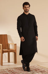 MEN KAMEEZ SHALWAR BLACK