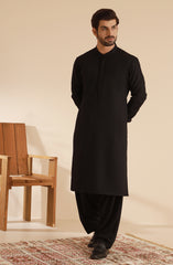 MEN KAMEEZ SHALWAR BLACK