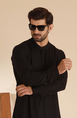 MEN KAMEEZ SHALWAR BLACK