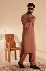 MEN KAMEEZ SHALWAR PALE CAMEL