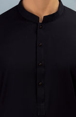 WINTER'23 MEN KAMEEZ SHALWAR BLACK