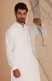 MEN KAMEEZ SHALWAR WHITE