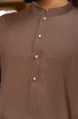 MEN KAMEEZ SHALWAR CHOCOLATE