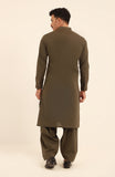 MEN KAMEEZ SHALWAR OLIVE