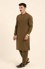 MEN KAMEEZ SHALWAR MEHENDI GREEN
