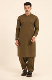 MEN KAMEEZ SHALWAR MEHENDI GREEN