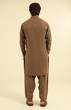 MEN KAMEEZ SHALWAR LIGHT BROWN