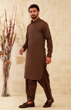 MEN KAMEEZ SHALWAR CHOCOLATE