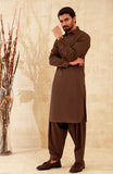 MEN KAMEEZ SHALWAR CHOCOLATE