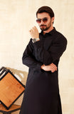 MEN KAMEEZ SHALWAR BLACK