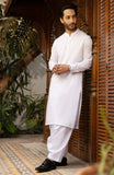 MEN KAMEEZ SHALWAR WHITE