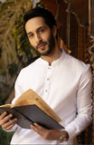 MEN KAMEEZ SHALWAR WHITE