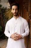 MEN KAMEEZ SHALWAR WHITE