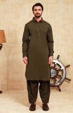 MEN KAMEEZ SHALWAR OLIVE