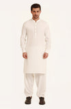 MEN KAMEEZ SHALWAR OFF WHITE