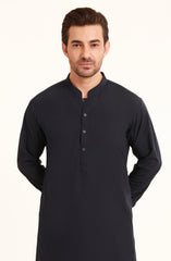 NAVY BLUE BLENDED KAMEEZ SHALWAR