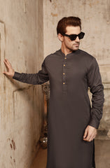 CHOCOLATE BLENDED KAMEEZ SHALWAR