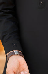 BLACK BLENDED KAMEEZ SHALWAR