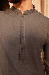 BROWN BLENDED KAMEEZ SHALWAR