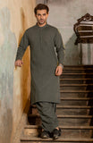 WINTER'24 MEN KAMEEZ SHALWAR DARK OLIVE