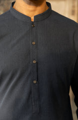 GREYISH BLUE BLENDED KAMEEZ SHALWAR