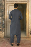 WINTER'24 MEN KAMEEZ SHALWAR GREYISH BLUE