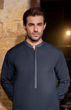 WINTER'24 MEN KAMEEZ SHALWAR EMBROIDERED NAVY