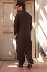 COCO BROWN BLENDED KAMEEZ SHALWAR