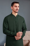 WINTER'24 MEN KAMEEZ SHALWAR TEAL GREEN