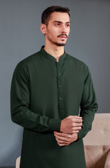 TEAL GREEN BLENDED KAMEEZ SHALWAR