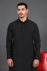 CHARCOAL BLENDED KAMEEZ SHALWAR