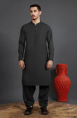CHARCOAL BLENDED KAMEEZ SHALWAR