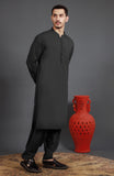 WINTER'24 MEN KAMEEZ SHALWAR CHARCOAL