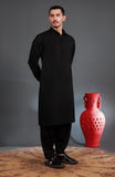 WINTER'24 MEN KAMEEZ SHALWAR BLACK