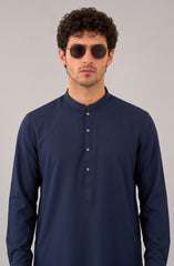 NAVY BLENDED KAMEEZ SHALWAR