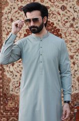 FESTIVE'23 MEN KAMEEZ SHALWAR SEMI FORMAL SAGE GREEN