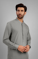 PRE WINTER'23 MEN KAMEEZ SHALWAR CASUAL GREY