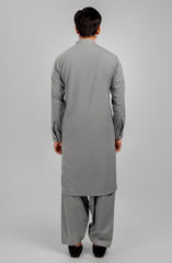 PRE WINTER'23 MEN KAMEEZ SHALWAR CASUAL GREY
