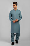 PRE WINTER'23 MEN KAMEEZ SHALWAR CASUAL TEAL