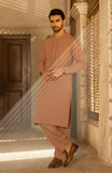 WINTER'23 MEN KAMEEZ SHALWAR SEMI FORMAL LIGHT MAROON