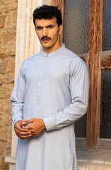 WINTER'23 MEN KAMEEZ SHALWAR PLAIN SKY BLUE
