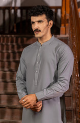 WINTER'23 MEN KAMEEZ SHALWAR CASUAL GREY