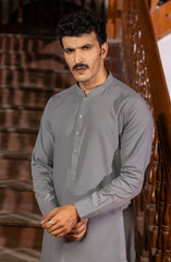 WINTER'23 MEN KAMEEZ SHALWAR CASUAL GREY