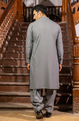 WINTER'23 MEN KAMEEZ SHALWAR CASUAL GREY