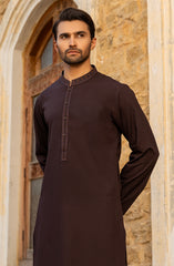 WINTER'23 MEN KAMEEZ SHALWAR SEMI FORMAL BURGUNDY