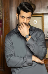 MEN KAMEEZ SHALWAR CHARCOAL