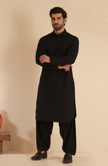 MEN KAMEEZ SHALWAR BLACK