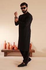 MEN KAMEEZ SHALWAR BLACK