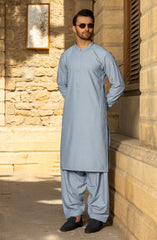 WINTER'23 MEN KAMEEZ SHALWAR CASUAL SKY BLUE