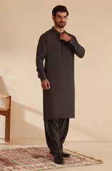 MEN KAMEEZ SHALWAR CHARCOAL
